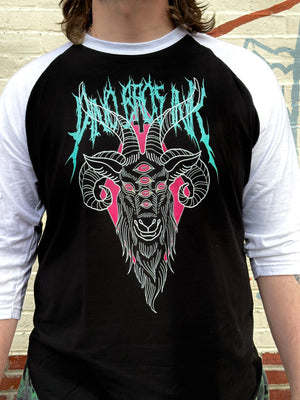 PBI Death Goat 3/4 sleeve raglan shirt: Ben Pease
